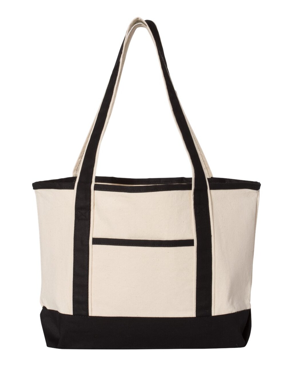 Q-Tees® - 20L Small Deluxe Tote - Q12580 | 100% heavy cotton canvas